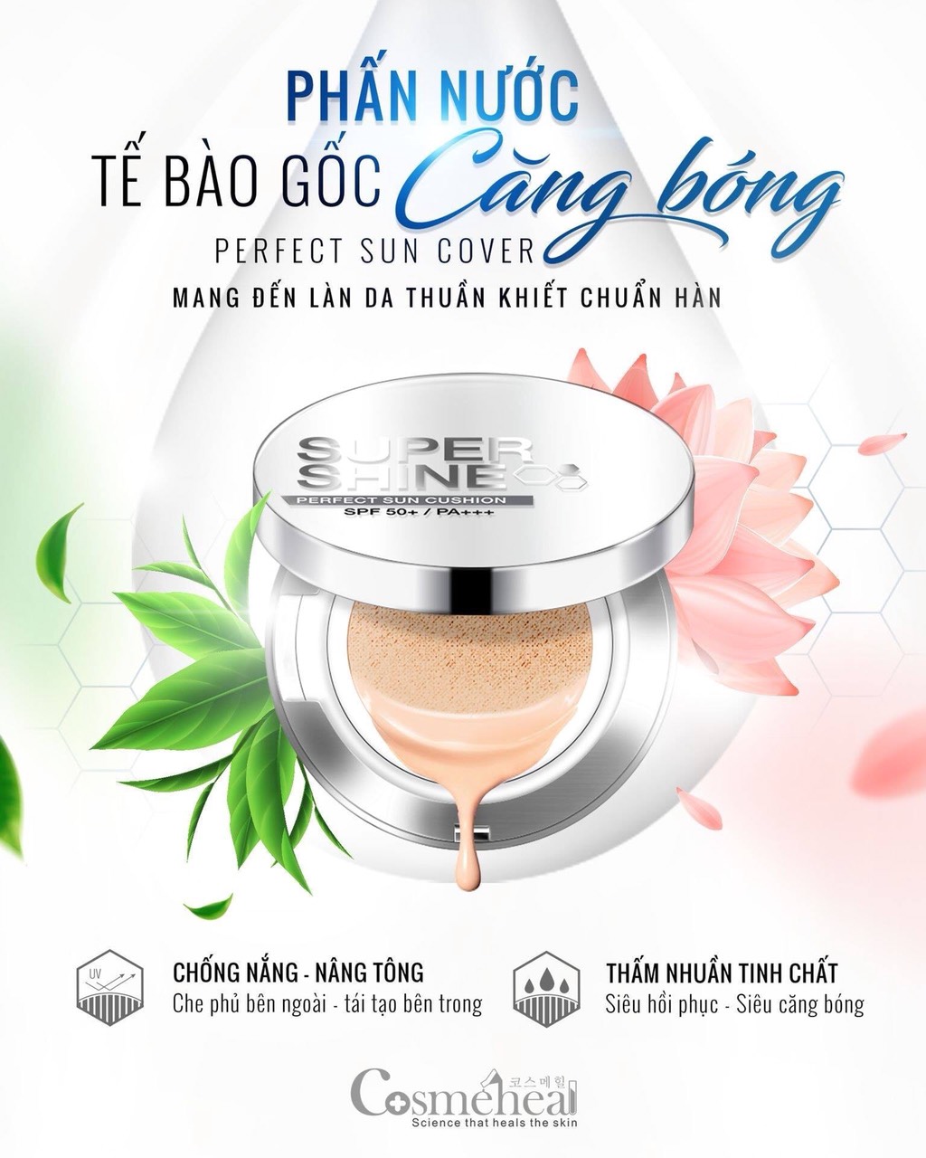 Phấn nước tế bào gốc Perfect Sun Cushion